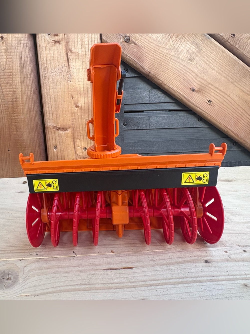 Bruder 2016 snow plow attachment